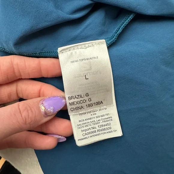 Men’s Salomon haloes down hybrid hoodie - Picture 6 of 9